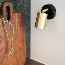 Explore Wall Light Brass